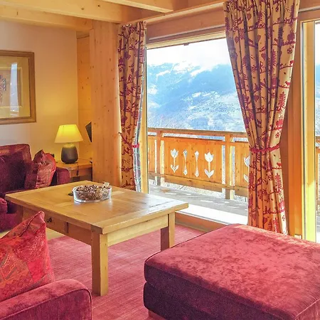 Cosy Chalet Amidst Mountains In Heremence Lenk